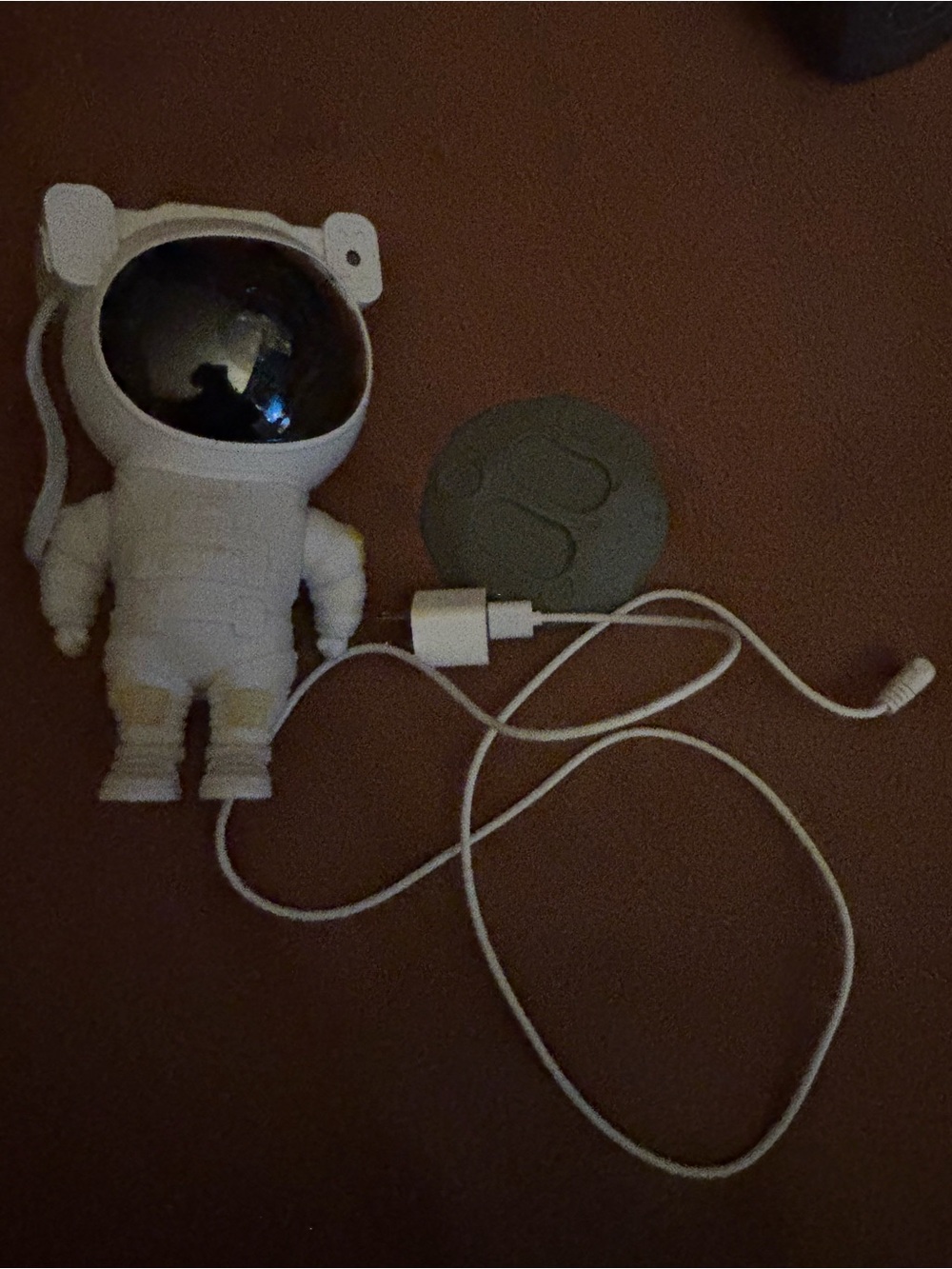 White Astronaut Portable Night Star Light